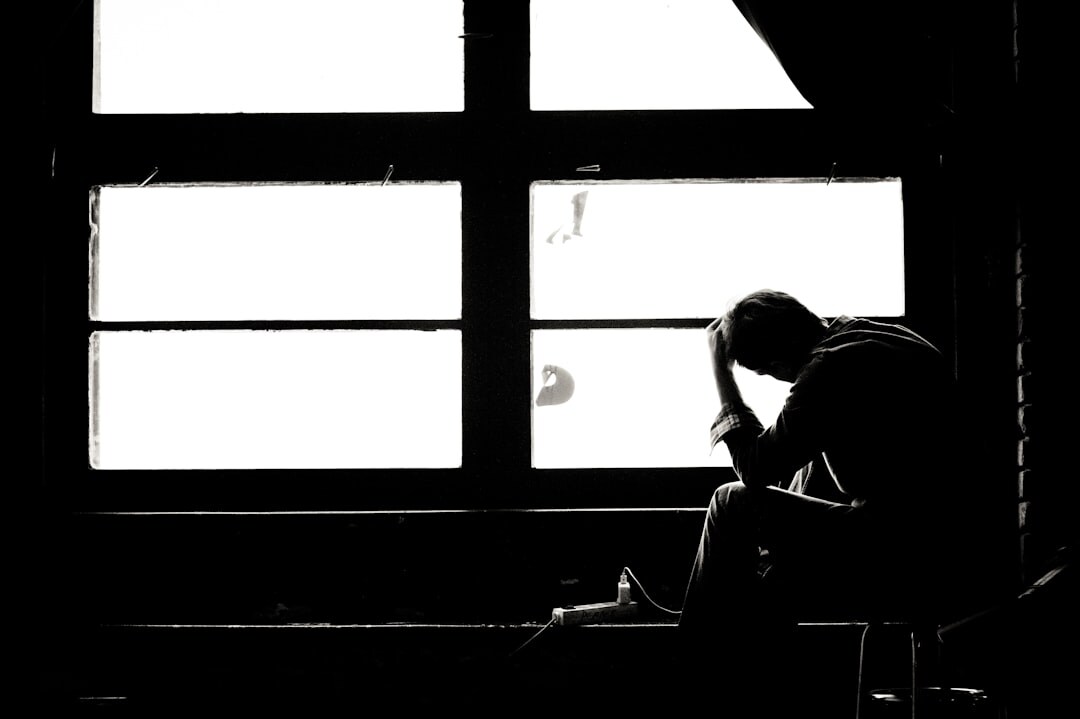sad man thinking