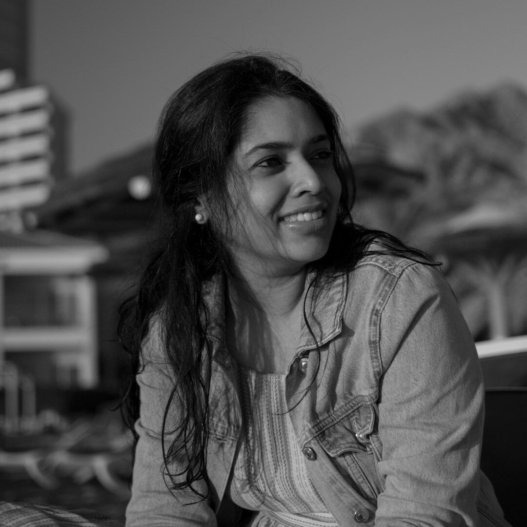 Studio portrait of a young Chilean woman social media editor